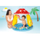 Pripučiamas vaikų baseinas su grybuko formos stogu