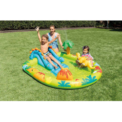 Pripučiamas vaikų baseinas su vandens žaidimų aikštele INTEX 57166