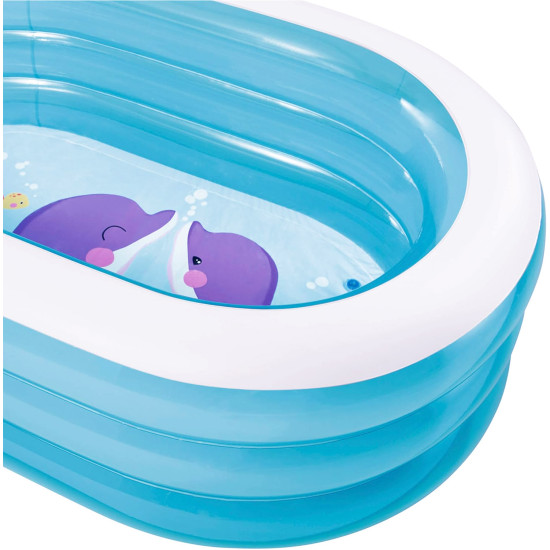 Pripučiamas ovalus baseinas 163x109x46 cm