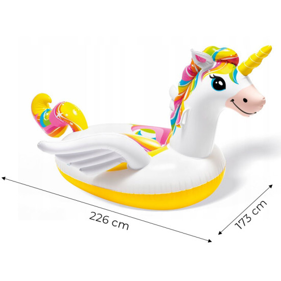 Pripučiamas rožinis čiužinys Intex 57561