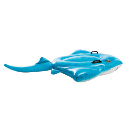 Pripučiamas plaukimo čiužinys 185x145 cm su rankenomis