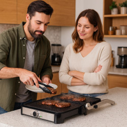 Elektrinis grilis su grotelėmis 2000 W, KADEN