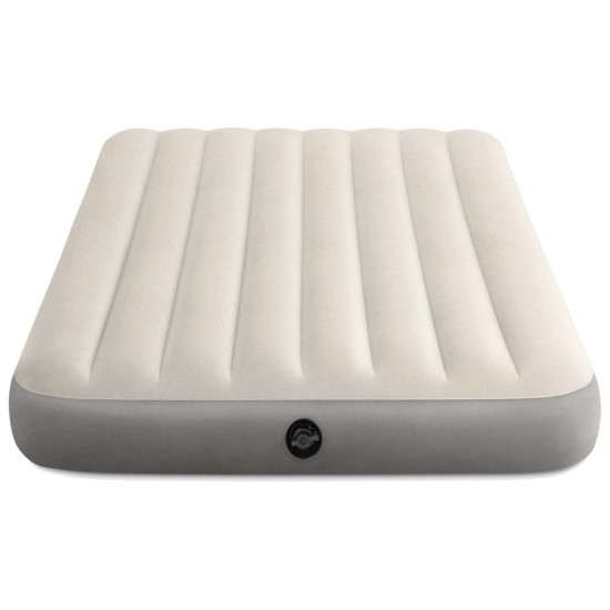 Inflatable Sleeping Mattress Double Bed 191x137 cm Beige INTEX 64102 Pripučiami čiužiniai INTEX