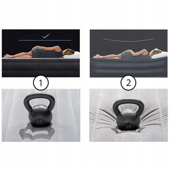 Pripučiamas dvivietis čiužinys miegui 191 x 137 cm Intex 64108 Pripučiami čiužiniai INTEX