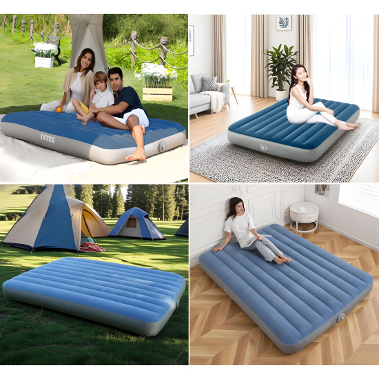 Pripučiamas čiužinys 203x152x25 cm INTEX 64189 Pripučiami čiužiniai INTEX