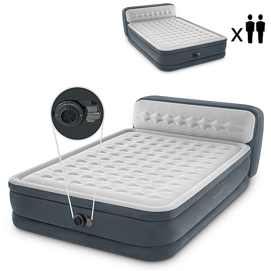 Kahden hengen puhallettava patja 236 x 152 cm DELUXE INTEX 64448ND