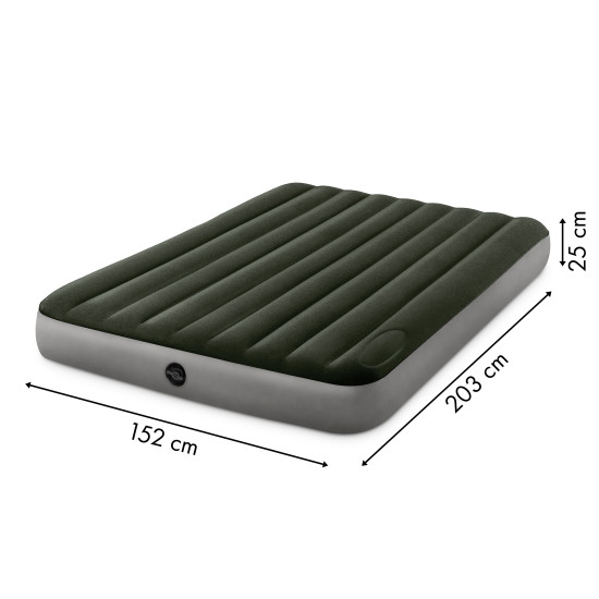 Didelis pripučiamas dvivietis čiužinys 203 x 152 cm su siurbliu INTEX 64763 Pripučiami čiužiniai INTEX