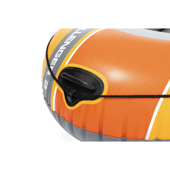 Pripučiama valtis 2 vietų, su siurbliu ir 2 irkliais INTEX 66312