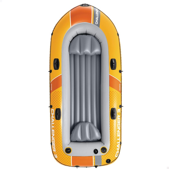 Pripučiama valtis 3 vietų su siurbliu ir 2 irkliais