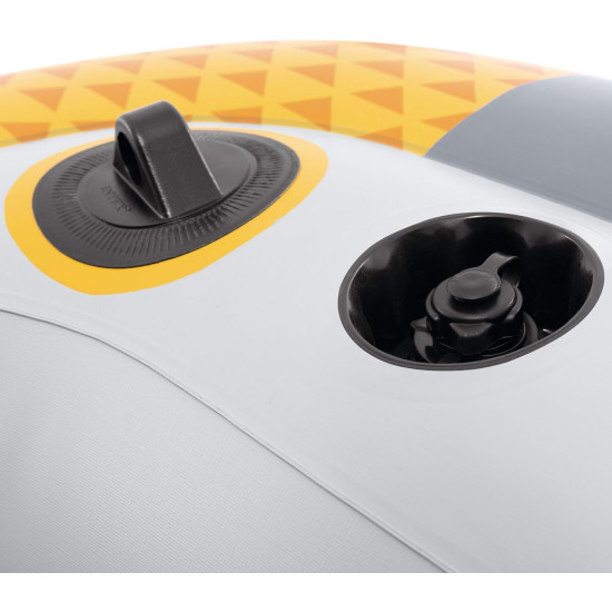 Pripučiama valtis 3 vietų su siurbliu ir 2 irkliais