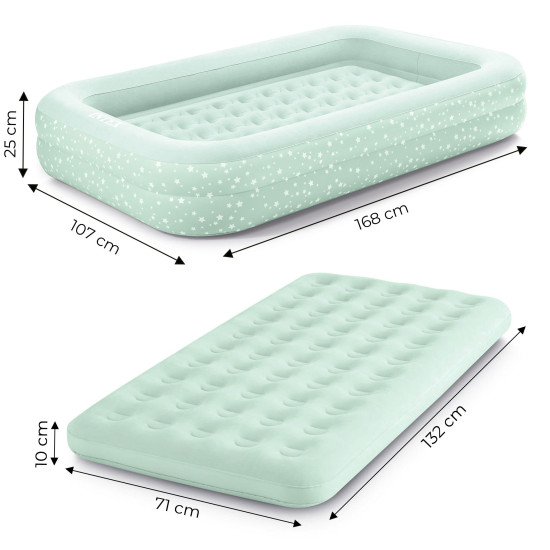 Pripučiamas čiužinys vaikams su siurbliu Pripučiami čiužiniai INTEX