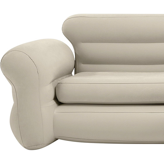 Pripučiama keturvietė kampinė sofa 257x203x76 cm INTEX 68575