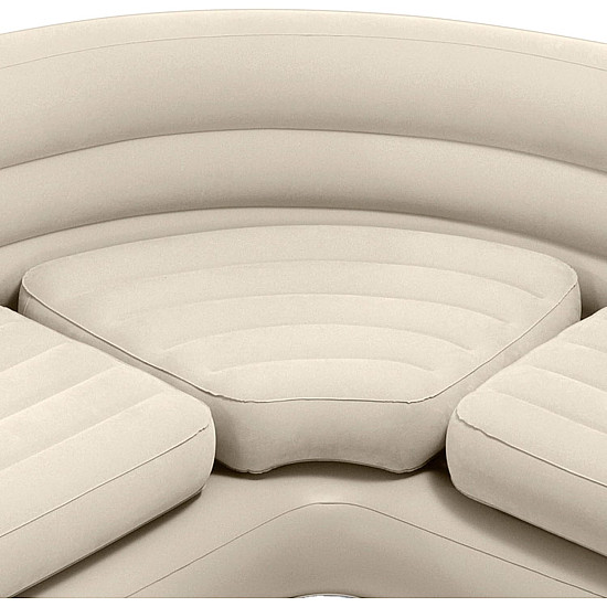 Pripučiama keturvietė kampinė sofa 257x203x76 cm INTEX 68575