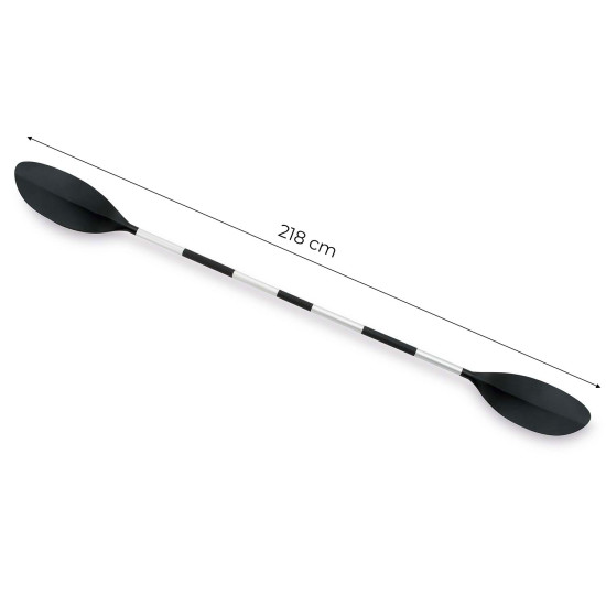 Dviventis aliuminis kajako irklas 218 cm INTEX 69629