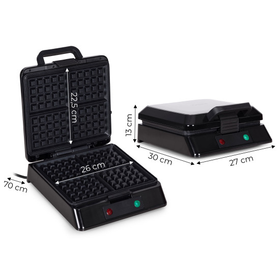 Vaflių keptuvė 1080–1300 W, KADEN Elektronika ir buitiniai prietaisai KADEN