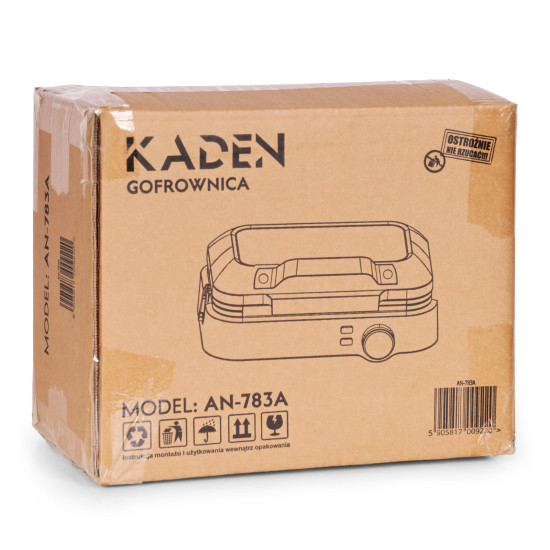 Vaflių keptuvė 1200 W, KADEN Elektronika ir buitiniai prietaisai KADEN
