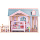 Didelis medinis lėlių namelis 3 aukšta ECOTOYS