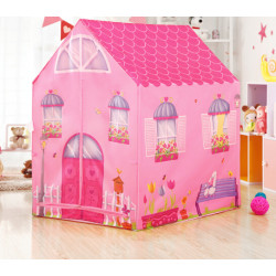 Vaikiška žaidimų palapinė Rožinis namelis