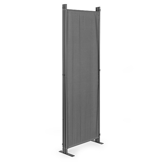 Sulankstoma pilka 3 dalių sodo ir patalpų pertvara 167 x 164 cm MultiGarden
