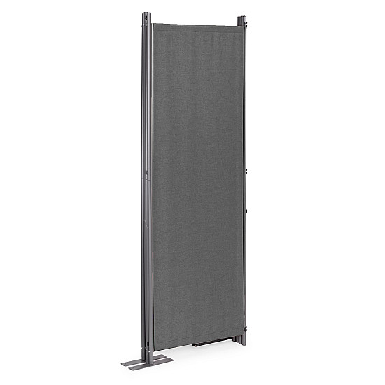 Sulankstoma pilka 4-sekcijų sodo ir kambario pertvara 167 x 216 cm MultiGarden