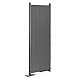 Sulankstoma pilka 4-sekcijų sodo ir kambario pertvara 167 x 216 cm MultiGarden