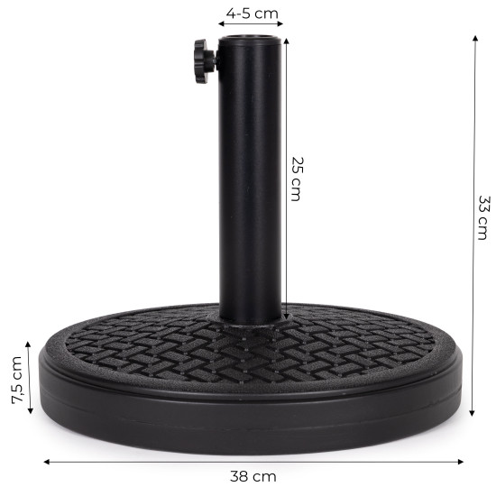 Skėčio stovas su pagrindu 12 kg