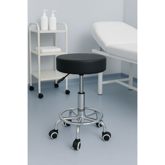 Juoda sukama kėdė kosmetikos ir medicinos kabinetams Foteliai ir kėdės ModernHome