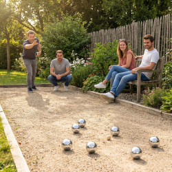 Boules Game Set Petanque 8 Balls + Case and Accessories