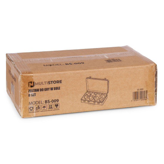 Boules Game Set Petanque 8 Balls + Case and Accessories