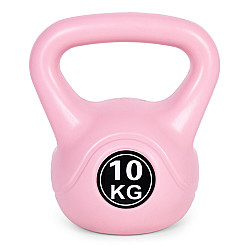 Vaaleanpunainen 10 kg:n kettlebell harjoitteluun ModernHome