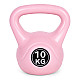 Rožinis 10 kg kettlebell svoris treniruotėms ModernHome