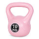 Rožinis 10 kg kettlebell svoris treniruotėms ModernHome