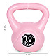 Rožinis 10 kg kettlebell svoris treniruotėms ModernHome