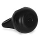 Juodas 12 kg kettlebell svoris treniruotėms ModernHome