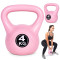 4 kg różowy ciężarek treningowy/kettlebell ModernHome