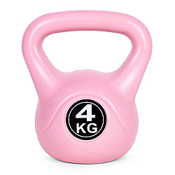 4 kg:n vaaleanpunainen harjoituspaino/kettlebell ModernHome