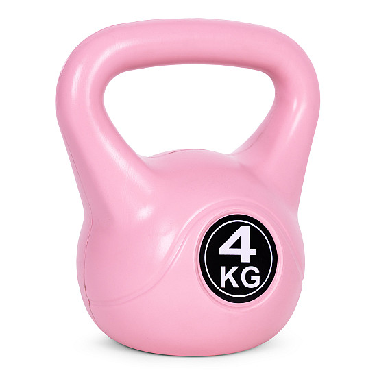 4 kg rožinis treniruočių svoris/kettlebell ModernHome