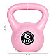 Rožinis 6 kg kettlebell svoris treniruotėms ModernHome