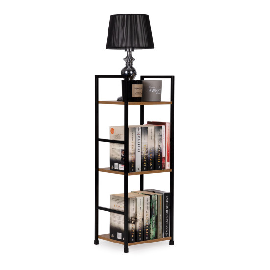 LOFT lentyna su 3 lentynomis ir metaliniu rėmu Lentynos ModernHome