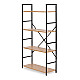 Lai puidust riiul 4 riiuliga LOFT ModernHome
