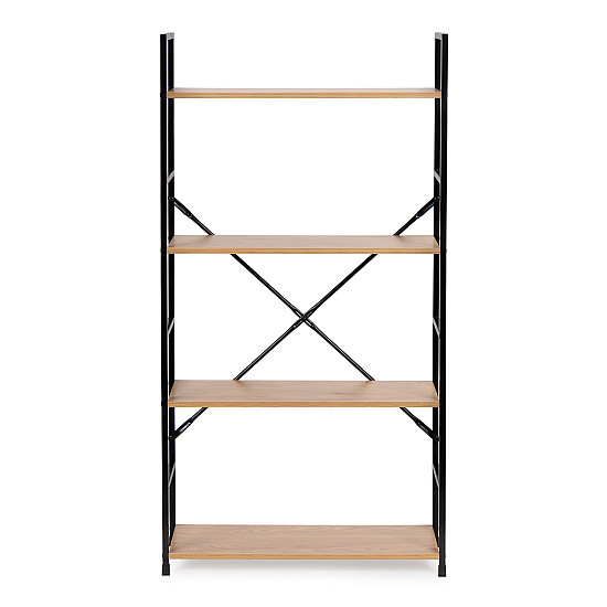 Lai puidust riiul 4 riiuliga LOFT ModernHome
