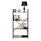 Lai puidust riiul 4 riiuliga LOFT ModernHome