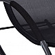 Juodas supamasis krėslas/gultas su galvos atrama MultiGarden