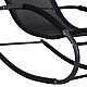 Juodas supamasis krėslas/gultas su galvos atrama MultiGarden