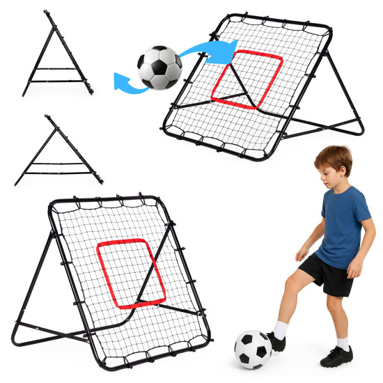 Futbolo treniruočių atšokimo tinklas 100 x 100 cm MOVEPRO