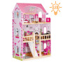 Деревянный домик для кукол с мебелью ECOTOYS