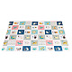 Play mat, 200 x 150 cm, with height chart and alphabet