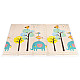 Play mat, 200 x 150 cm, with height chart and alphabet