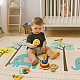 Play mat, 200 x 150 cm, with height chart and alphabet