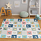 Play mat, 200 x 150 cm, with height chart and alphabet